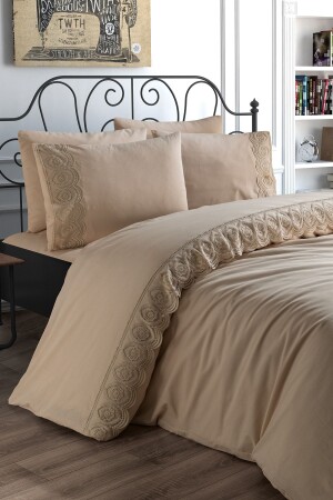 MNZ- الفرنسية الرأس سيلين داوري غطاء القشرة مجموعة كابوتشينو CD445832 - Çeyiz Diyarı