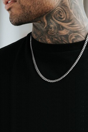 نموذج سلسلة الرمادية للرجال من MNZ - مستوردة من الصلب المقاوم للصدأ سلسلة الرجال - Bluem