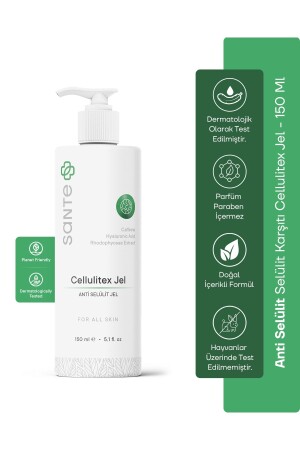 جيل MNZ- Celllitex لتثبيت وتحرق الدهون Gel مضاد للسلوليت 150 مل - Santeplus