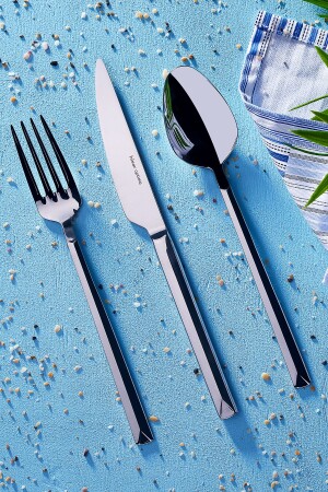 MNZ-أوبتيما Çeşme 84 قطعة سكين قنبلة فوك فولك لـ 12 شخصًا - Hisar