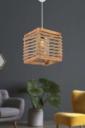 MNZ-رأس الخشب ضوء العلق الشنادل الأبيض تركيب رائع متوافق مع أي بيئة CFH56B - BCD TASARIM AYDINLATMA