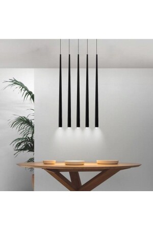 مصباح معلق من قاعدة MNZ لمبعة Clarion Long Clarion Tra83021l 5*52cm طلاء: أسود - ضوء: 3000k أبيض دافئ TR1P - TRİOLUX