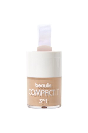 MNZ- Compact It Foundation & Blush & Concealer 3in1 حزمة واحدة ذات تصبغات عالية - Beaulis