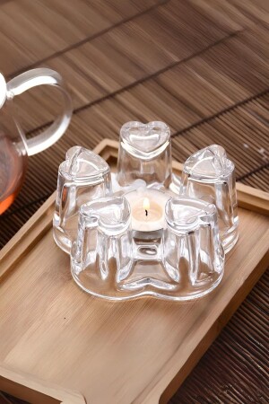 حرارة علبة الشاي من الزجاج من MNZ - حرارة علبة الشاي من الزجاج التي تجمع بين الانيقة والعملية - حجم كبير - Comprox