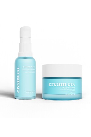 MNZ-عائق تعزيز المياه القائمة على التوهج كريم الميلاد وجه إصلاحي اثنين مهدئة - Cream Co.