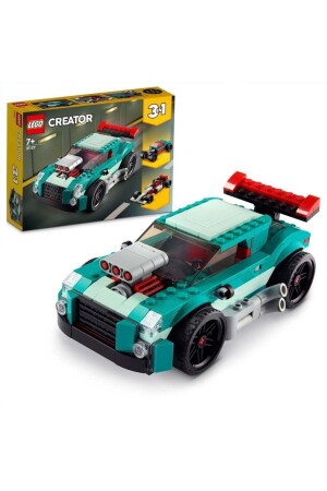 MNZ-® Creator 3 in 1 Street Racer 31127 - مجموعة بناء لسن 7 فصاعداً (258 قطعة) S29495 - LEGO