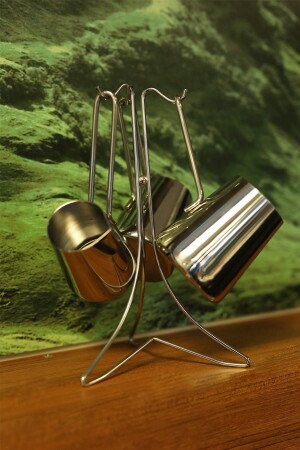 MNZ-الصدأ المقاوم للصدأ مجموعة بطانية قهوة مع القائمة czv1 - YUNUSOĞLU HOME