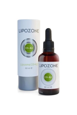 MNZ- فيتامين D3 K2 الليبوسومية قطرات 60 مل - Lipozone