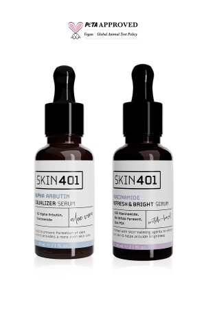 MNZ- DARK Spot و Blackhead Serum Set Skin401-118 - Skin401