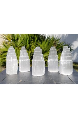 برج MNZ مصنوع من الحجر الطبيعي السيلينيت - Define Hediye