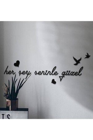 MNZ-كل شيء جميل معك أزياء الجدار - Dekolive Tasarım