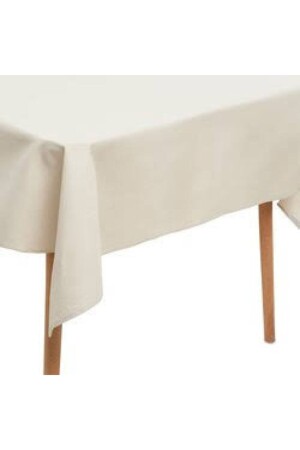 MNZ- مربع طلاء مائدة كريم لون ساتان Dkmasaome - METİNEV