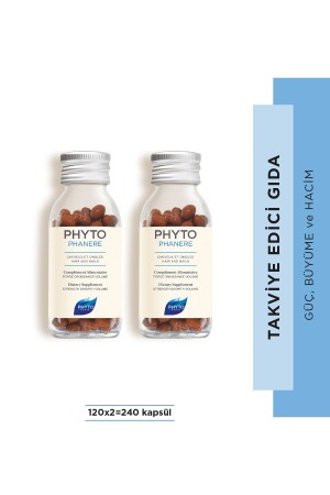 مكمل غذائي من MNZ- Duo Phytophanere يقدم قوة ونمو حجم للشعر والأظافر 240 كبسولة - Phyto
