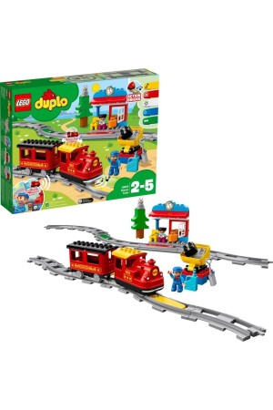 قطار بخار MNZ-® DUPLO® 10874 - مجموعة مبنى لعبة للأطفال (59 قطعة) U297777 - LEGO