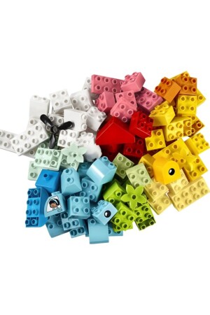 صندوق القلب الكلاسيكي MNZ-® DUPLO® 10909 - مجموعة ألعاب بناء التنمية للمرحلة الجامعية (80 قطعة) - Lego