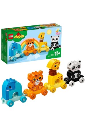 MNZ-® DUPLO® أول قطار حيواناتي 10955 - ألعاب حيوانية للطفلين (15 قطعة) - Lego