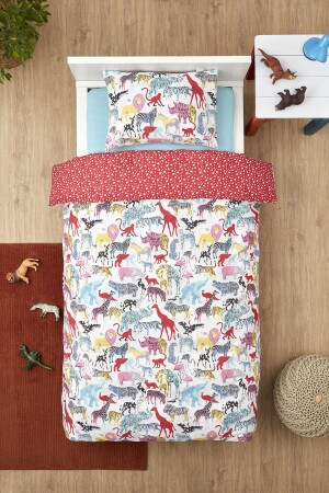 مجموعة غطاء MNZ- Duvet Set 100% قطن وحيد الحيوان الصغير (مثبت) 200. 22. 14. 0230 - Karaca Home