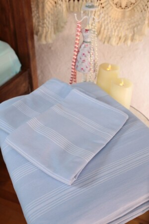 MNZ-مزدوج ملونة غطاء غطاء (أزرق) EFESANCKRNK002 - Efesan