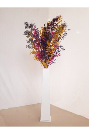 حوض مزين من الخشب من MNZ - زهرة - حوض بانماس - أبيض - Ekinokshome