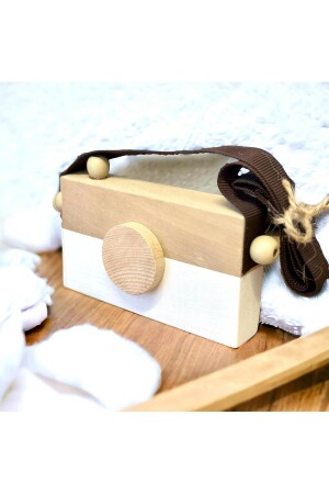 كاميرا وولدورف من الخشب من MNZ - لعبة كاميرا الأطفال التعليمية - هدية لتزيين غرف الأطفال - Enciva