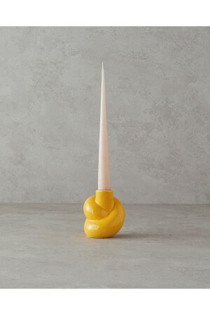 MNZ-فلورنسا شمعة الحجر الصفراء - English Home