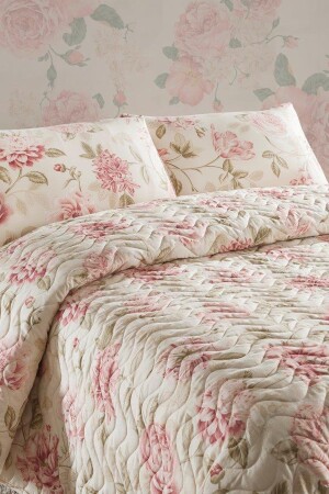 MNZ - مرتين المغطاة السرير المكملة الحمراء - Enlora Home