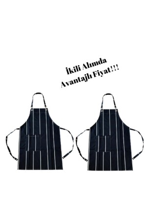 فرشاة مطبخة يونيسكس ذات شريط من MNZ مع جيوب (المنتج المزدوج) - Enoteks