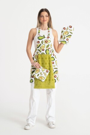 فرشة مطبخ من نوع MNZ مع مكاتب منشور ومحفظة الخزان أخضر - Enoteks