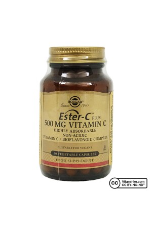 MNZ- Ester- c Plus 500 Mg 50 كبسولات الأعشاب 5186 - Solgar