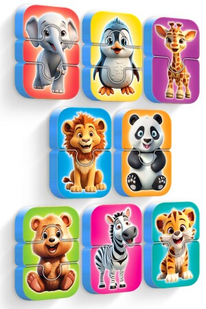 كلمات الطفل بدون مغناطيس MNZ الحيوانات البرية تعتزم عندما تكون رطبة - Evakanca