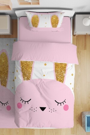 أذن أرنب من الذهب من MNZ نمط واحد الأطفال الأسرة المجموعة evnev00050 - Evpanya