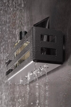 رف حمام معدني من معدني لا يتصدأ من MNZ ، رف حمام حديث ، رف شامبو ، رف حمام ، منظم حمام EVORG0086 - EVAY