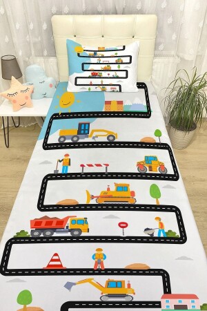 MNZ-بناء آلة لعبة غطاء السرير ووسادة evortu1728 - Evpanya