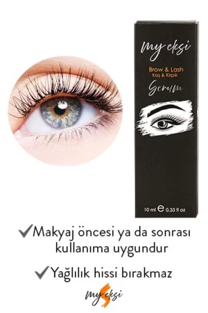 MNZ- eyebrow eyelash Serum Plumping & Lengthening Effect (Sakura Flower) 10 مليليتر ميكسي- KKS001 - MYEKSİ