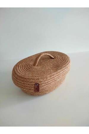 السلة المغطاة من MNZ ، والنسجة باليد ، والسلة متعددة الأغراض ، ومؤسس الحمام والمطبخ F-2921 - BEVEZ HOME