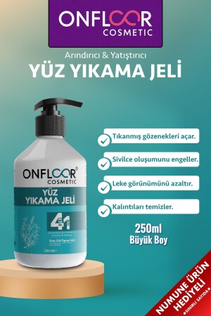 غسل الجيل من أجل غسل الوجه MNZ- Face Wash Gel Repair Acne Prone Skin 250 مل من الغسل الوجه - ONFLOOR COSMETİC