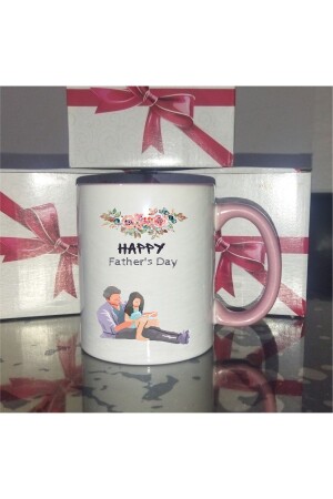 MNZ-والد والابنة مصممة كأس ، مصممة شخصية كأس ، عيد الآباء fathtasp - Atölyehane