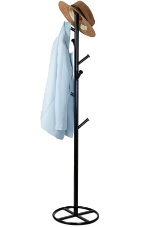 MNZ-ثابتة مذهلة أسود قدم معطف رف الملابس - Fec Reklam