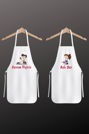 اسم المنسوج الأبيض الخاص MNZ-مطبوع شخصياً مطبخ مزدوج مطبخ فرشة للزوجين FEMO1020 - Florence Event