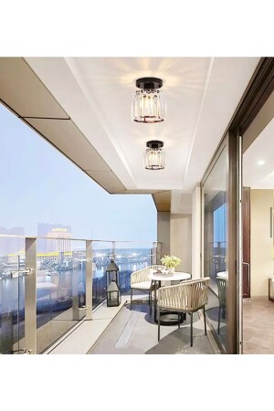 MNZ-الفخامة سقف سقف كريستال الحجر الشنابل الممر الشنابل الأسود fico0282 - Fico Home