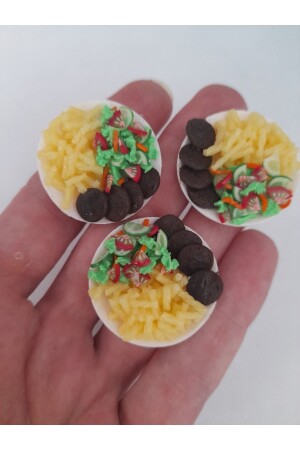 MNZ- Fimo المصنوعة يدوياً في الحجم الصغير (1:6) لوحة المعكرونة 1pc - Barbie