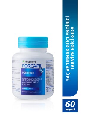 MNZ- Forcapil® Fortifier مكمل غذائي لتعزيز الشعر والظفافير 60 كبسولة - Arkopharma