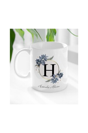 كأس أبيض شخصية من قبل MNZ مع أوليات واسماء - Foto Yiğit