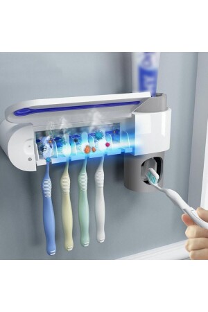 MNZ-علاج العدوى حامل فرشاة الأسنان مصاب آلي للفحم الأسنان الضغط الأبيض Fv-568 HRD-010965 - Blic