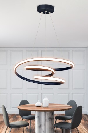 مصباح معلق MNZ الحديثة Galaxy Case Black Light LED شمعية GALAKSİ - RANSOM