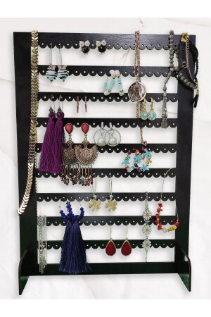 MNZ-ديكورية هدية أظافر الأقراط المجوهرات موقف أنيق المجوهرات معلق الملحقات المنظم تصميم موقف - Geeg