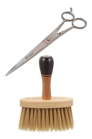 مجموعة من مقص MNZ ومجموعة من فرشاة النقاش - Gifaz İtaly