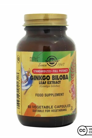 MNZ- Ginkgo Biloba ورقة استخراج 60 كبسولة 5150 - Solgar