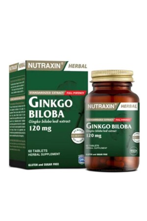MNZ- Ginkgo Biloba 60 حبوب منع الحمل - Nutraxin