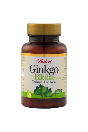 MNZ- Ginkgo Biloba 600 Mg 60 حبوب Gingko Ginkgo Ginko Biloba Tablet - Balen